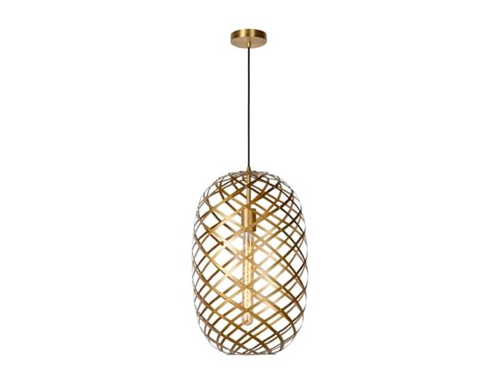 Lucide WOLFRAM - Pendelleuchten - Ø 32 cm - 1xE27 - Mattes Gold/Messing