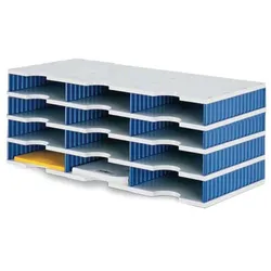 Sortiermodule, 12 x Standardfach, blau