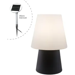 8 seasons design Solar LED-Tischleuchte No. 1, 60 cm, anthrazit