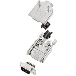 Amphenol L17DTPK-M-15+L717DA15PST D-SUB Stiftleisten-Set 180 ° Polzahl: 15 Schrauben 1 St.