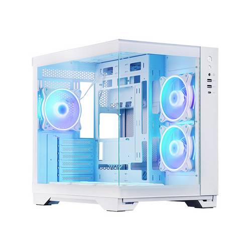 Chieftec Geh Visio GM-30W-TG-OP weiß Tem Gaming-Gehäuse Weiß