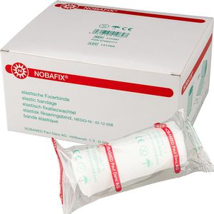 Nobamed Fixierbinden Nobafix in Folie, 20 Stück, einzeln verpackt, 4m x 8cm