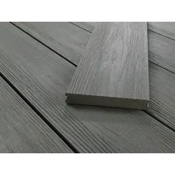 KAHRS BPC Terrassendielen, 20x140 mm, Massiv, Silver gum, strukturiert, co-extrudiert
