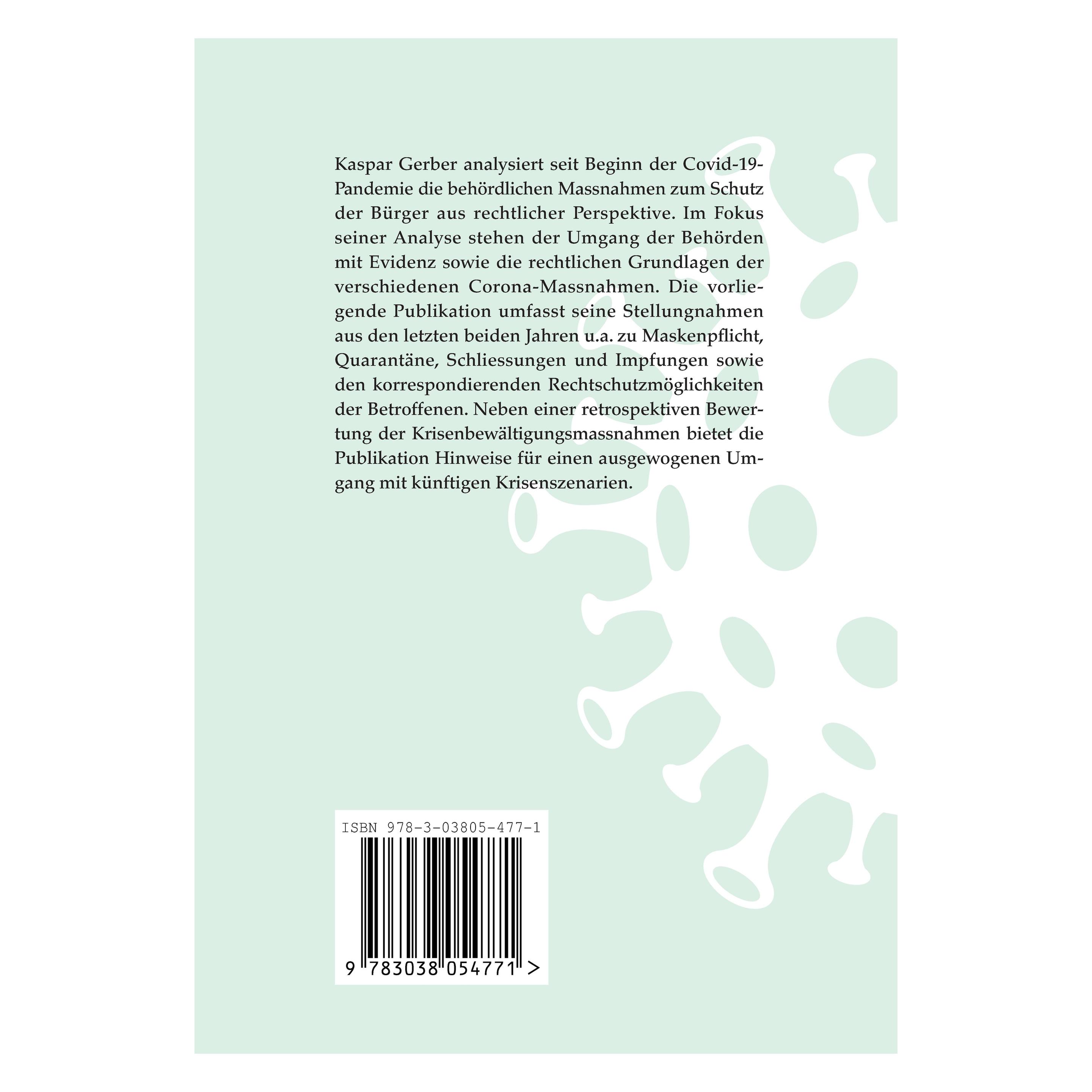 Bod Gerber:Recht und Evidenz in der Pandemi (67758398)