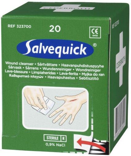 Cederroth Sårtvättare Salvequick, refill, 20-pack
