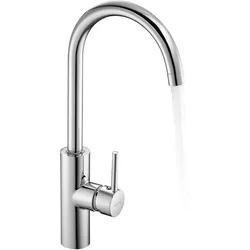VEVOR berührungsloser Waschtischhahn (verchromtes Silber) Badezimmer, automatische Waschtischarmatur, manueller Sensorhahn, Spültischhahn Wasserhahn Toilettenhahn Waschbeckenarmatur Einhebelmischer