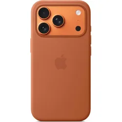 Apple iPhone 17 Pro MagSafe Silikon Hülle - Terracotta