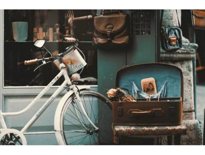 Twisk - Diamond Painting - Vintage Fiets Canvas - Meerkleurig