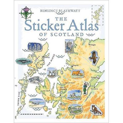 The Sticker Atlas of Scotland, Taschenbuch von Benedict Blathwayt, BookSource, 978-1-78027-412-6
