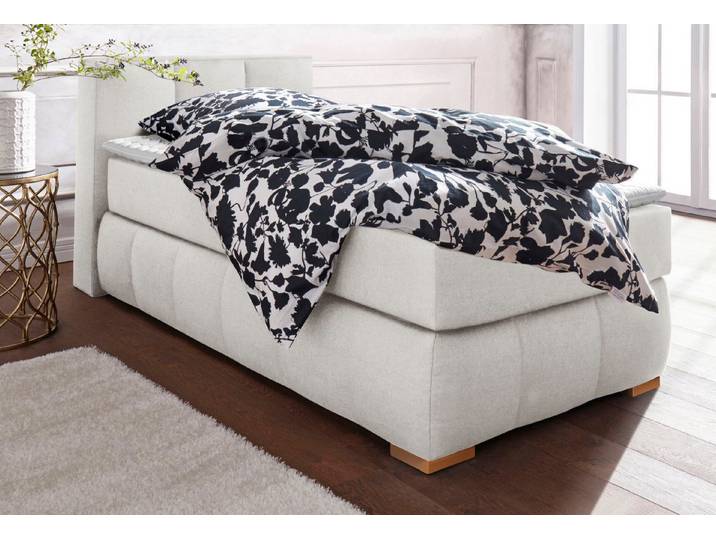 Home affaire Boxspringbett Chelles, inkl. Kaltschaumtopper, in 5 Breiten und 3 Matratzenarten