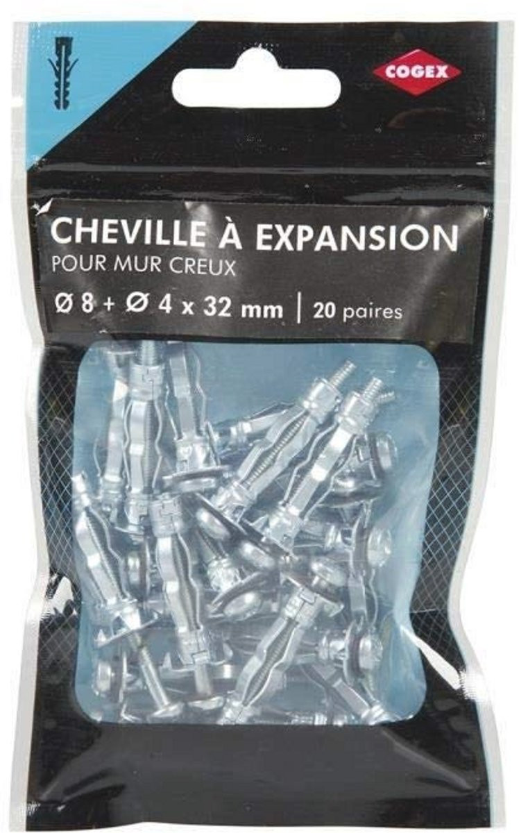 Set van 20-delige metallic grijze enkel paraplu voor wandmontage