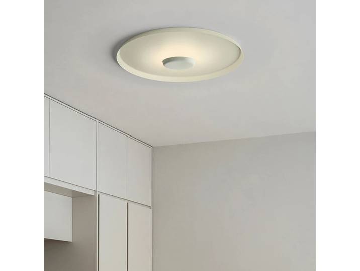 Plafonnier LED Circulaire au Design Nordique Moderne, Luminaire Décoratif d'Nik, Idéal pour une Chambre à Coucher, un Bureau ou un Couloir