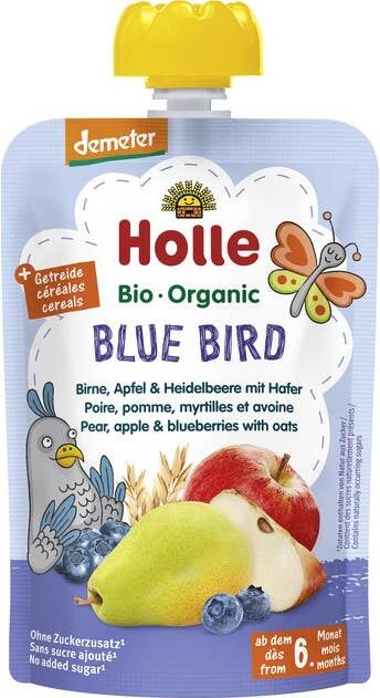 Holle Smoothie Pera, Manzana, Arándano con Avena +6 M 100 ml