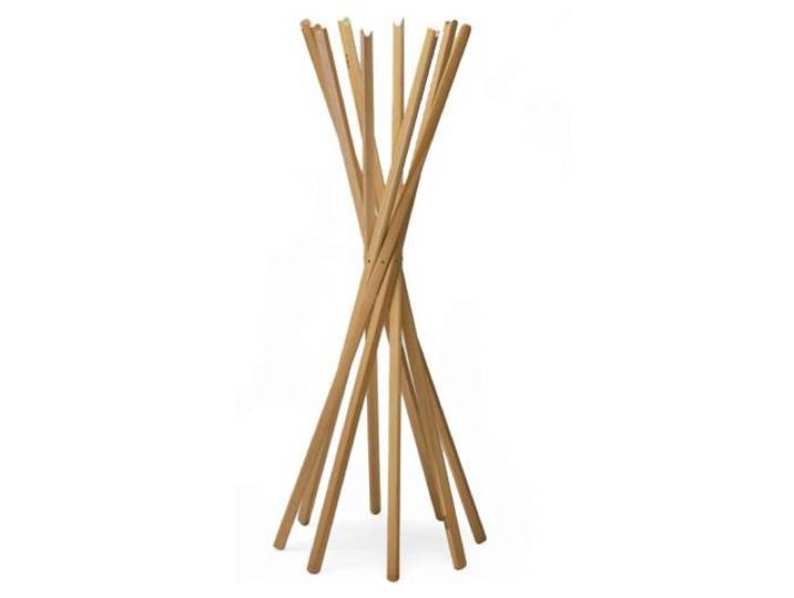 ZANOTTA portemanteau SCIANGAI (frêne teinté chêne - Bois)