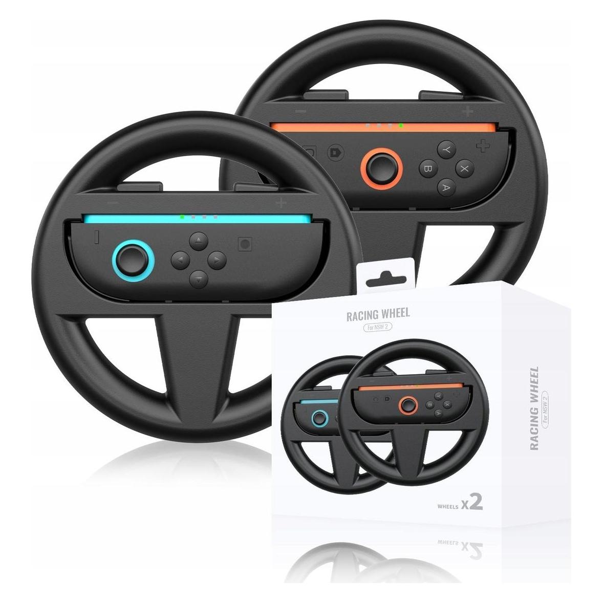 JYS 2x Kierownica Uchwyt Na Joy-con Do Nintendo Switch 2 Nsw2 Do Mario Kart / 2x Czarny / Jys-ns226 (Switch) (58328779)