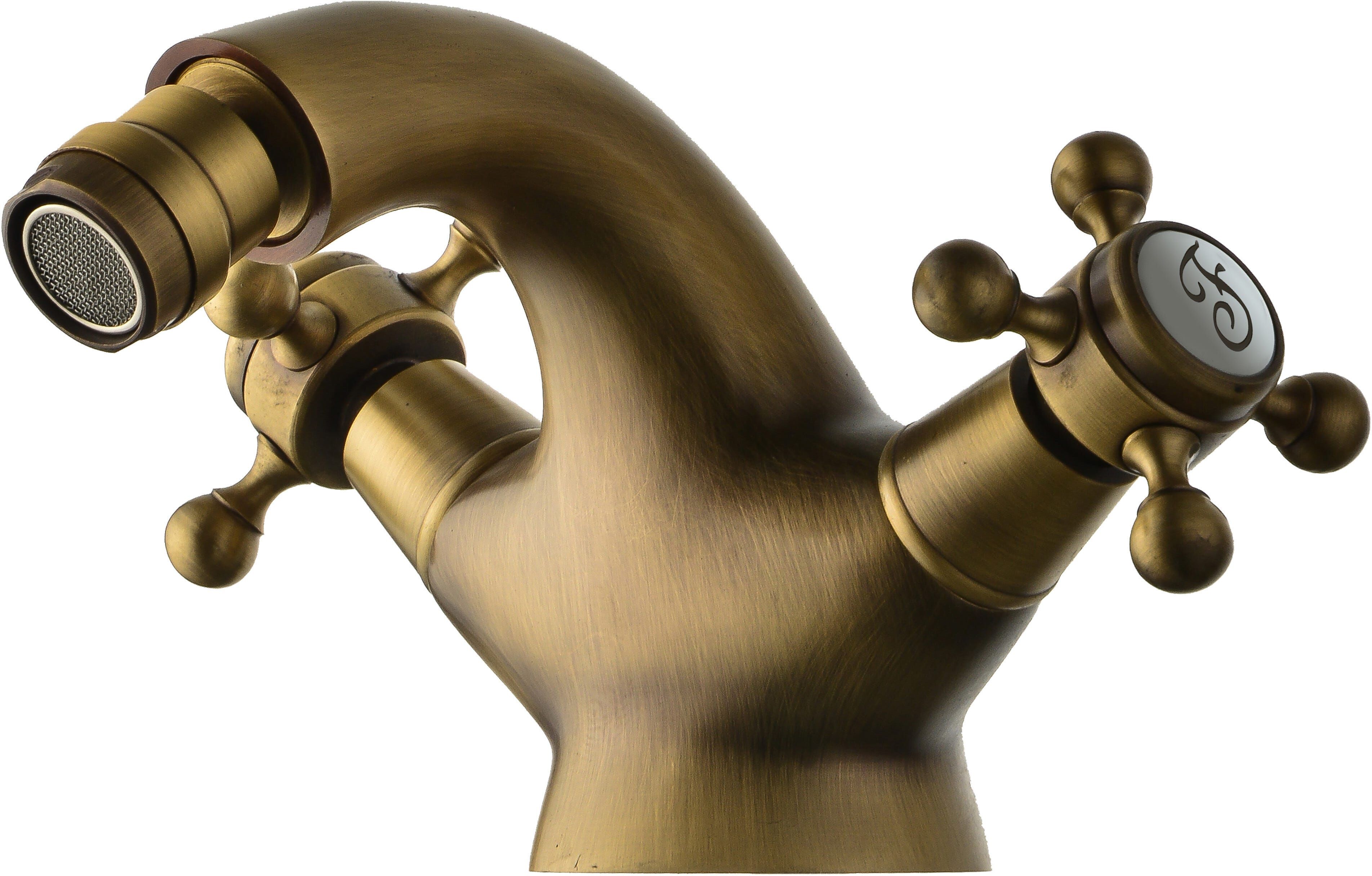 Aquapro GRUPPO BIDET ACQUAPRO MONOFORO FENELIA BRONZO MECCANISMO A VITONI