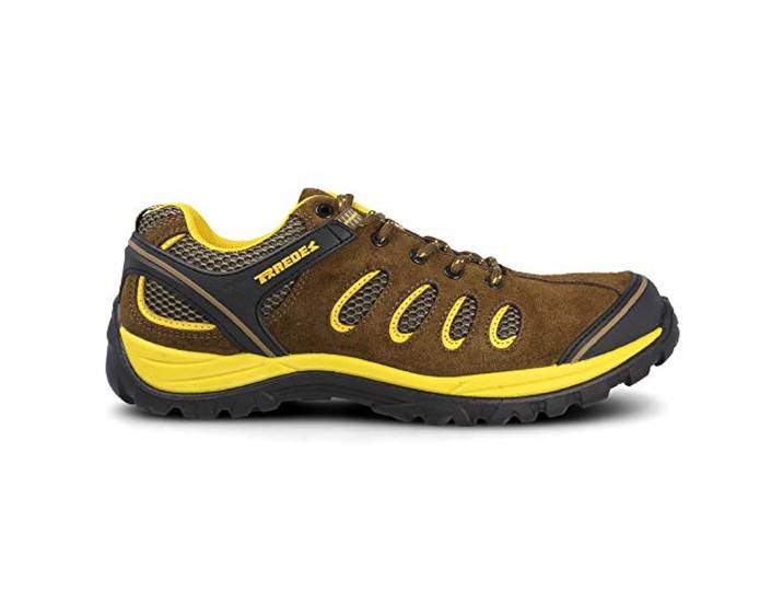Walls 1 Radio Shoe, Safety, Protection, Cord, Comfort, Brown/Yellow