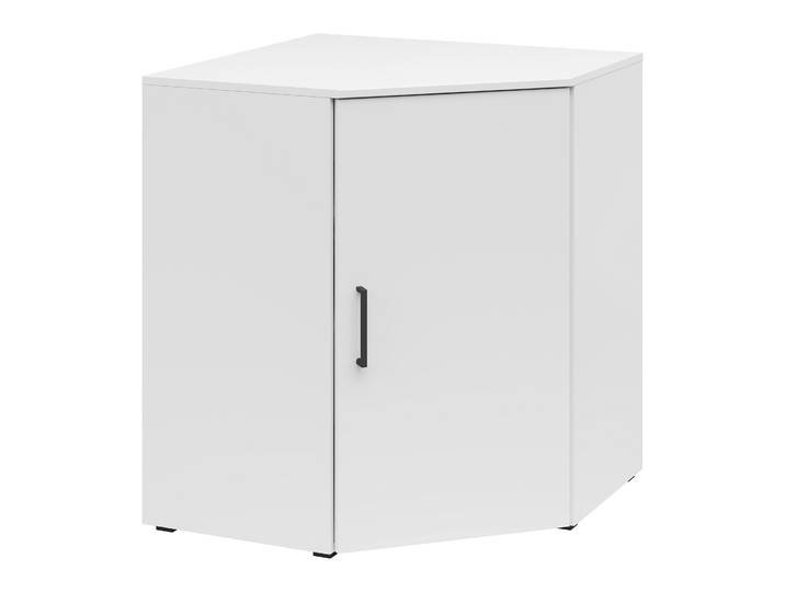 Eck-Kommode - weiß - 73 cm breit