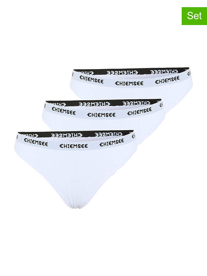 Chiemsee 3er-Set: Strings in Weiß - XL