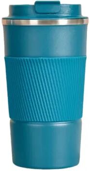 All Categories Goods Thermo Cafe Thermo Cup For Tea Water Coffee, Double Stainless Steel Coffee Mug Car Thermos Mug blue 380ml