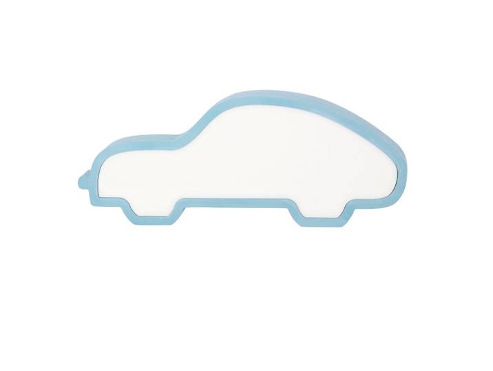 Kindertischleuchte Car, Blau, Kunststoff, 3.5x14x35 cm, RoHS, Europäischer Sicherheitsstandard, einfach zu transportieren, Lampen & Leuchten, Innenbeleuchtung, Kinderzimmerlampen, Kindertischleuchten