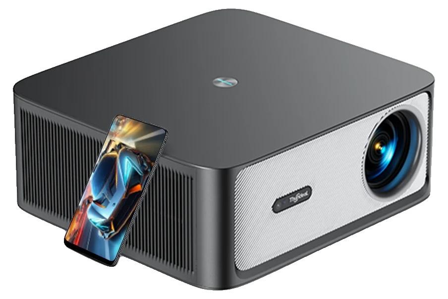 Projektor, Full HD 1080P, WiFi- und Bluetooth-Konnektivität, Android-Version, EU-Stecker