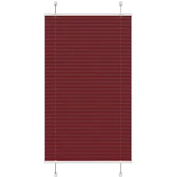 vidaXL Plissee Bordeauxrot 70x100 cm Stoffbreite 69,4 cm Polyester