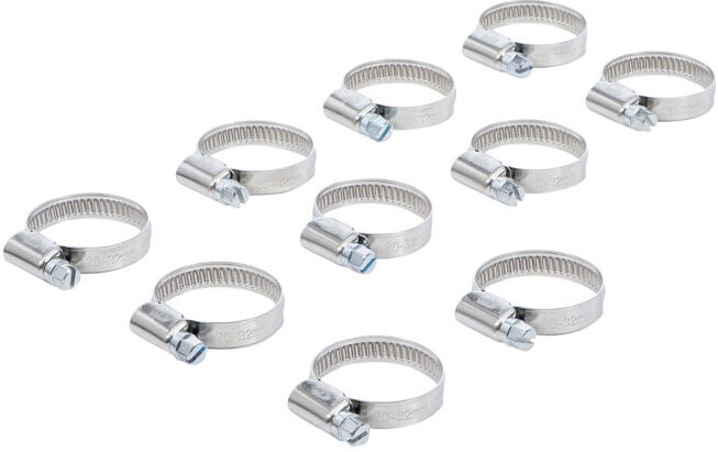 BGS Colliers inoxydable 20 x 32 mm 10 pièces ; BGS technic (8095-20x32)