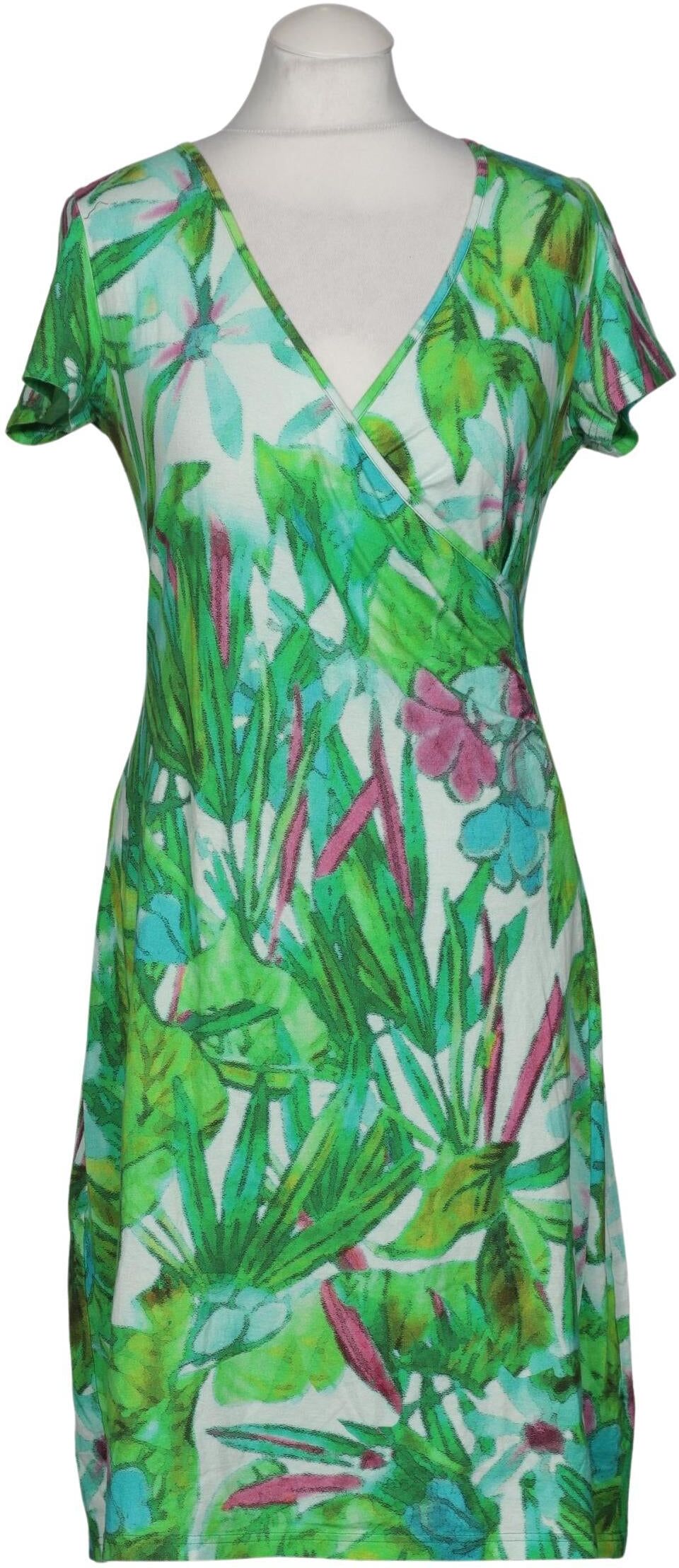 hessnatur Damen Kleid, Mehrfarbig, Gr. EU 38, Baumwolle - Second Hand