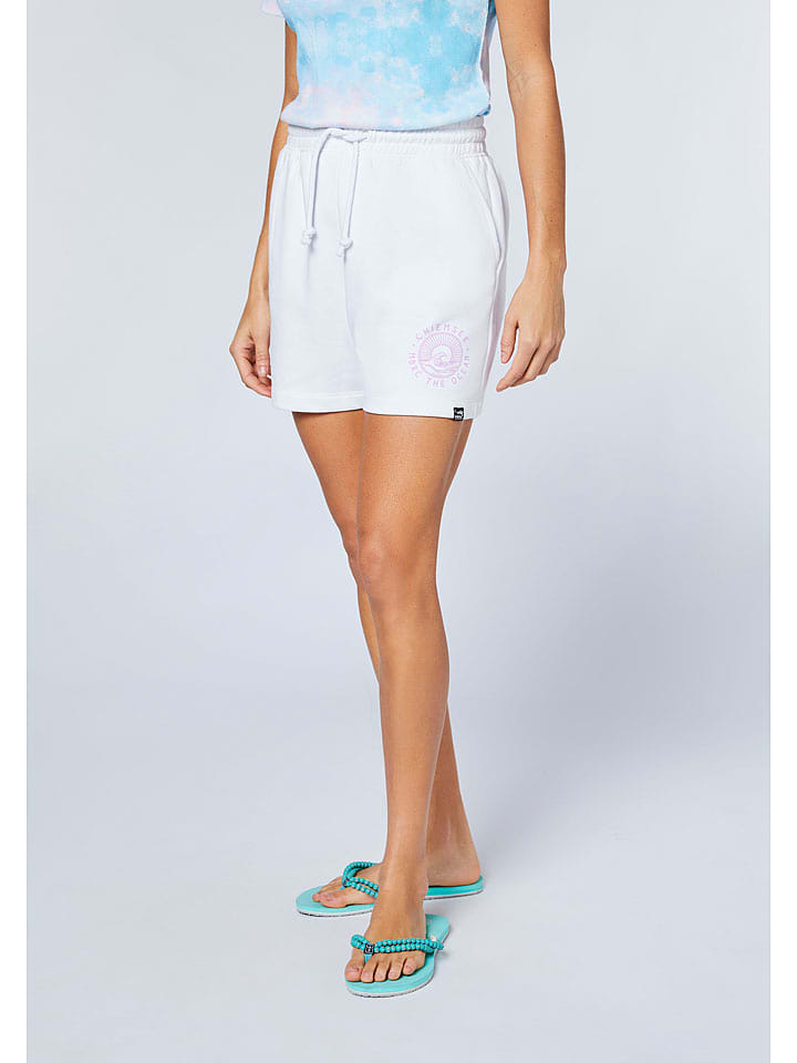 Chiemsee Sweatshorts in Weiß - M