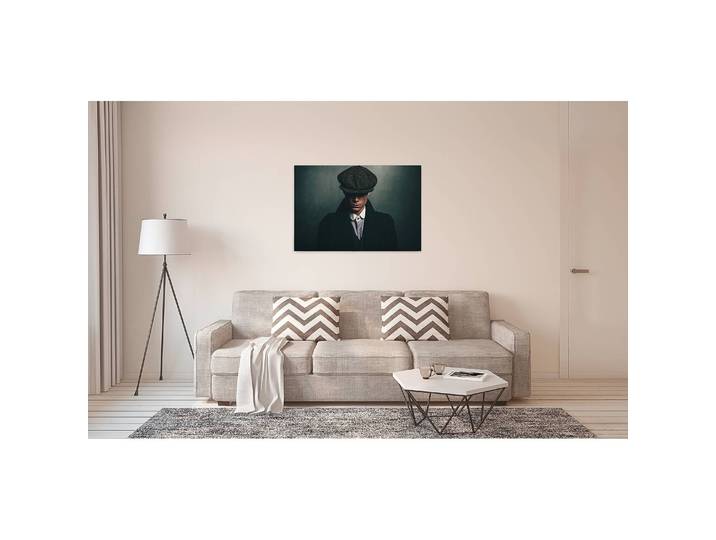 Impression sur toile Roger Polyester PVC / Épicéa Vert 90 x 60cm