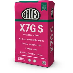 Ardex X7GS Flexkleber, schnell 25 kg Papiersack