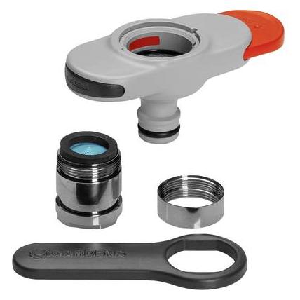 Gardena Gewindeadapter (Adapter für Indoor Wasserhähne, 26.50 mm) (18209-20)