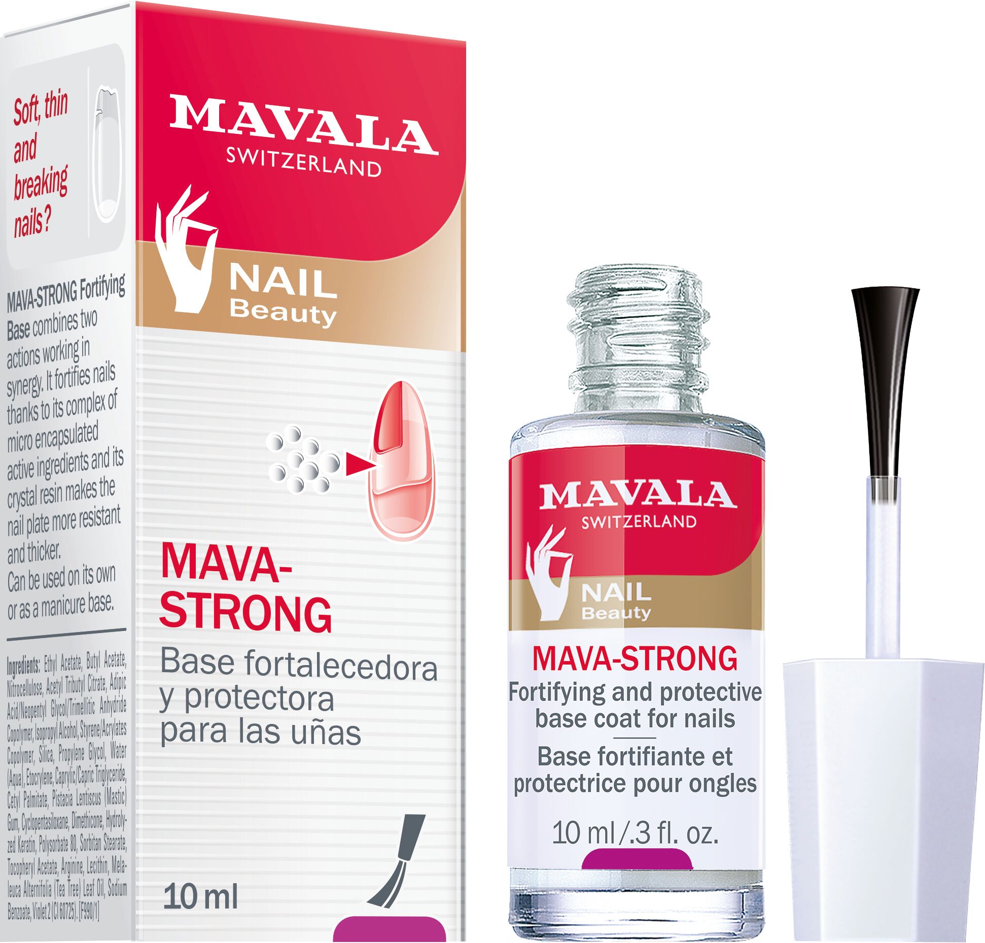 Mavala Mava Strong Fortifying Base for Nails 10 ml 10 ml