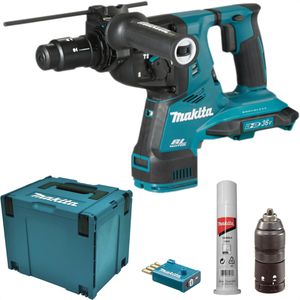 Makita Bohrhammer DHR283ZJU, SDS+, 2x 18V, mit Funk-Adapter, Schlagkraft 2,9 Joule