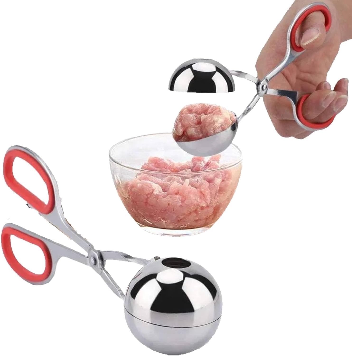 RVS Gehaktbal Maker voor Cake Pops en Koekjesdeeg