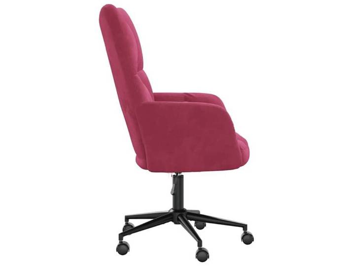 Fauteuil relax - LEMON - contemporain - Rouge bordeaux Velours S323