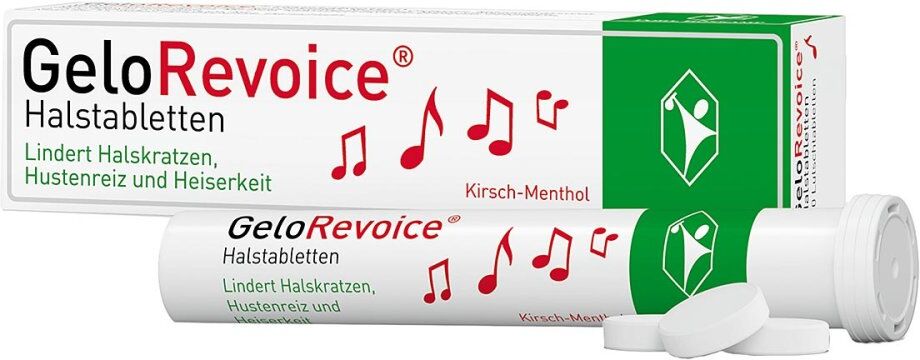 GeloRevoice Halstabletten Kirsch-Menthol Lutschtabletten 20stk