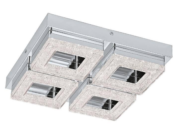 Eglo Wand- und Deckenleuchte Fradelo LED Chrom 4 × 4 W