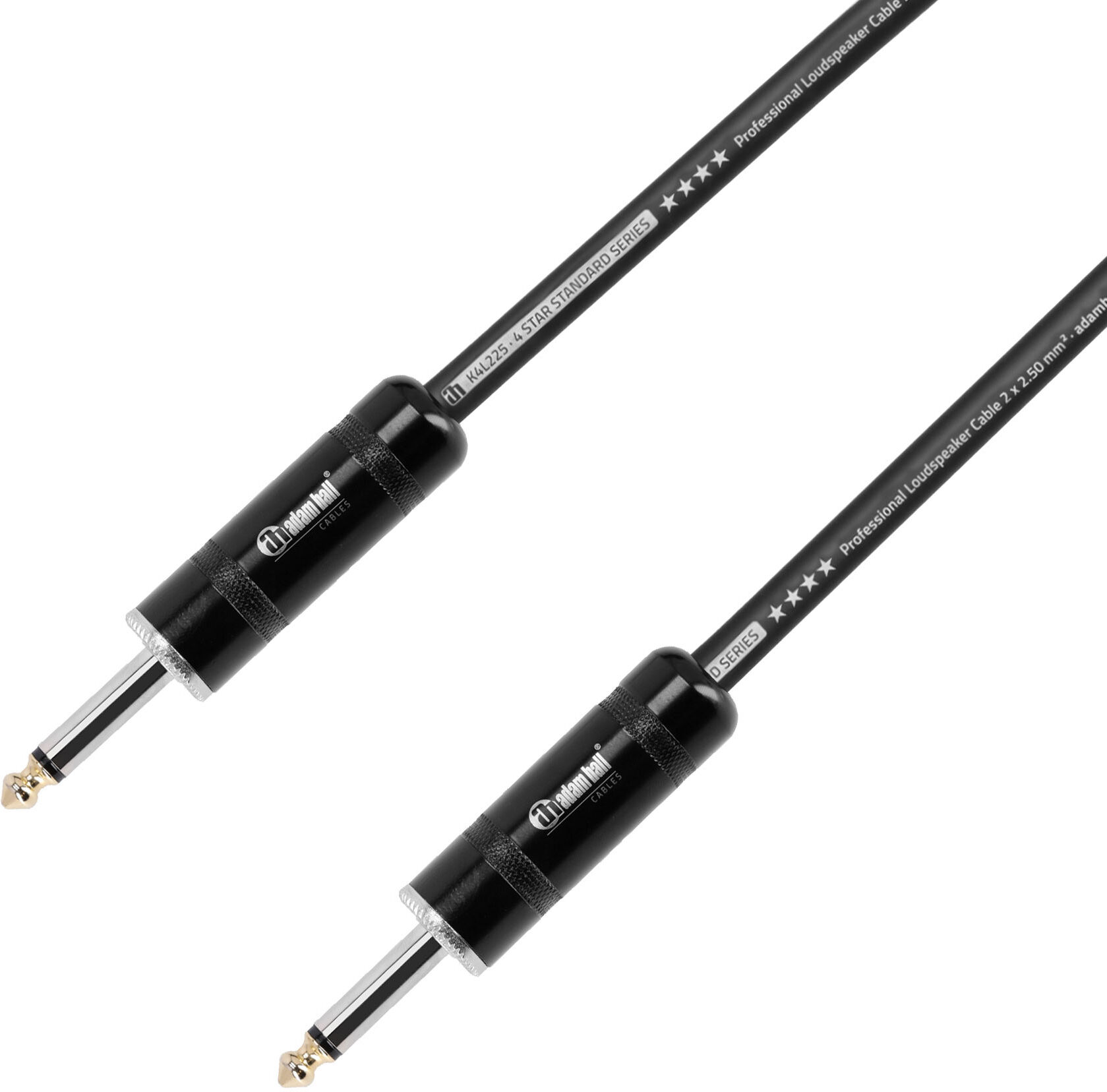Adam Hall Cables 4 Star Jack Speaker 1m - Lautsprecherkabel   Adam Hall® Klinke Ts 2 X 2,5 Mm²