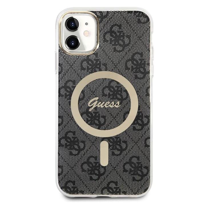 Guess GUHMN61H4STK iPhone 11 6.1" black/black hardcase 4G MagSafe (Apple iPhone 11) (GUE002809-0)