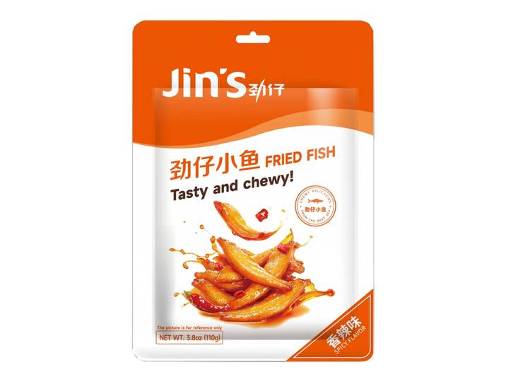 Jin Zai Diepzeevissen Pittige Smaak 110 g (Bevat 11 Zakjes)