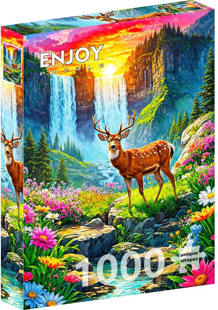 Enjoy Puzzel 1000 stukjes Hertenparadijs