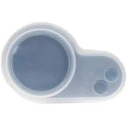 Weißer wasserdichter Silikonschutz für Display