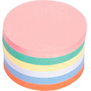Magnetoplan Moderationskarten 112501610, 250 Stück, rund, farbig sortiert, Ø 10cm