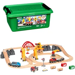 BRIO Eisenbahn-Set Frachten Set Deluxe, mehrfarbig