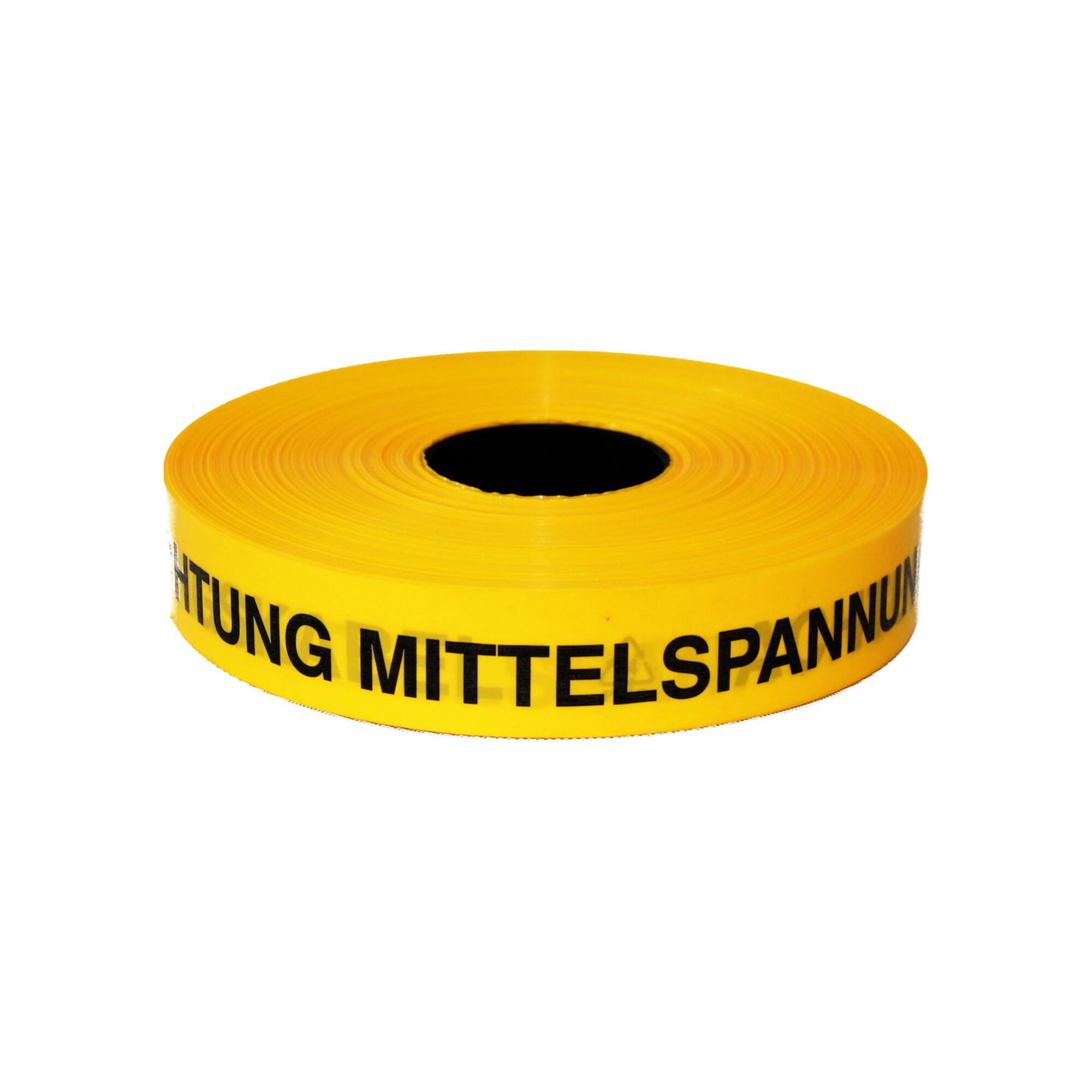 KELMAPLAST Trassen-Warnband 250 m Acht. Mittelspannungskabe gelb (1001500400250010100102600)