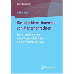 Die subjektive Dimension von Menschenrechten, Fachbücher von Inken Heldt