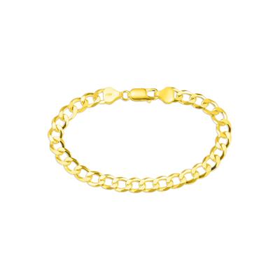 Armband BRUNO BANANI "Schmuck Geschenk Silber 925 Armschmuck Armkette Panzerkette" Gr. 21, gold (gelbgoldfarben), Armbänder, Herren, 21, Silber 925 (Sterlingsilber), Armband