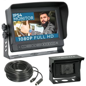 VSG24 Rückfahrkamera Proguard Profi HD 24568, Set, 1080p Kamera 120°, Nachtsicht, Monitor